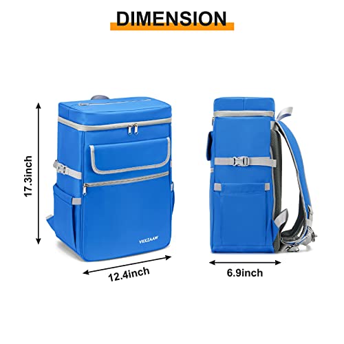 VKKZAAW Cooler Backpack,36Cans Backpack Cooler Insulated Leak Proof Waterproof Soft Sided Cooler Bag,Beach Camping Cooler,...