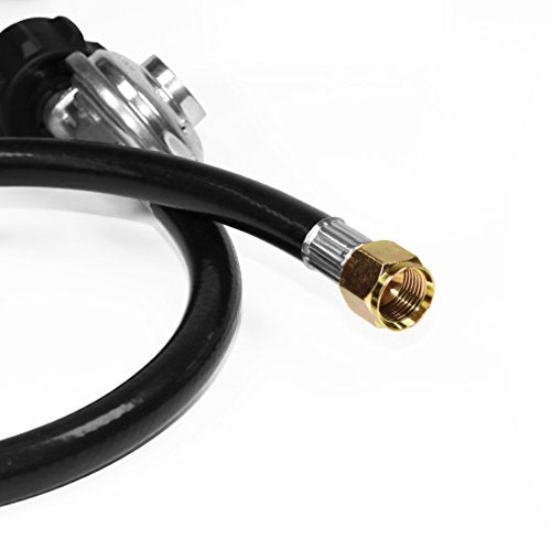 DOZYANT 5 Feet Universal QCC1 Low Pressure Propane Regulator Grill Replacement with 5 FT Hose for Most LP Gas Grill, Heate...