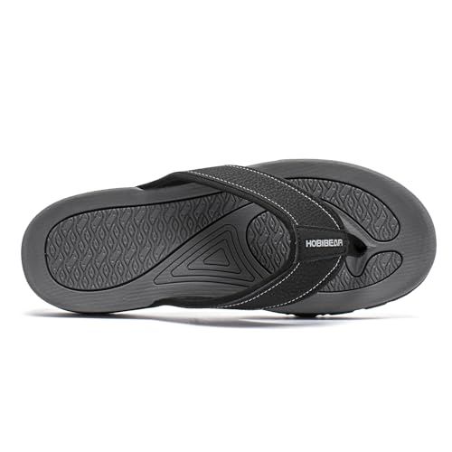 KIIU Mens Thong Sandals Indoor and Outdoor Beach Flip Flop