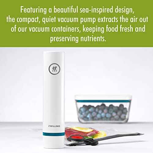 ZWILLING Fresh & Save Modern Handheld Food Saver Vacuum Sealer Machine Pump