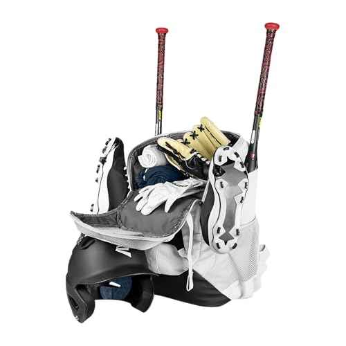 Easton | Walk-Off NX Backpack Bag Series | Adult | Team Logo Embroidery Panel | White