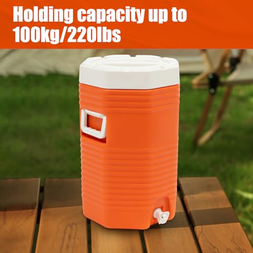 4 gal Deep Freeze Cooler, Insulated Drink Cooler- 48H Cold Insulation, 12H Warm Insulation, Portable Sports Cooler Water B...