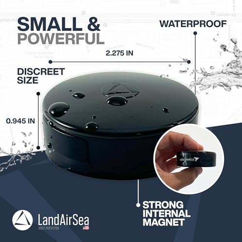 LandAirSea 54 GPS Tracker (Premium Edition) - Long Battery, Magnetic, & Waterproof. Global GPS Tracker for Vehicles. Made ...