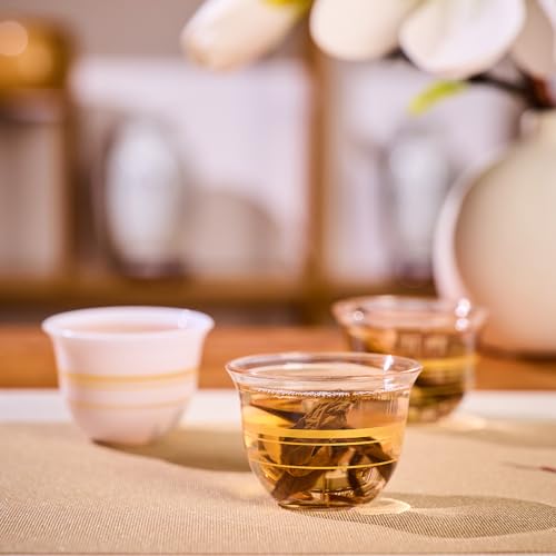 Middle Eastern Style Disposable Heavy Duty Hard Plastic Cups, 1.5oz, 25 Pcs, For Wine, Black Tea. (Clear)