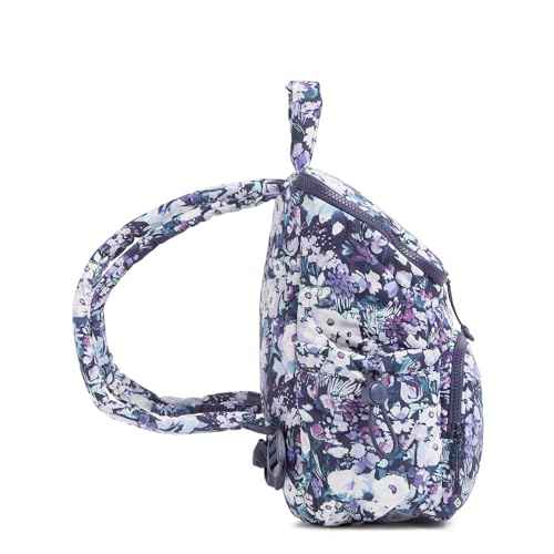 Vera Bradley Featherweight Backpack, Artist's Garden Purple, One Size