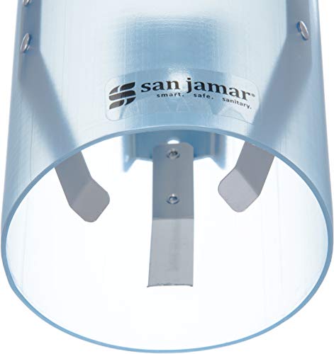 San Jamar Medium Pull-Type Cup Dispenser 4-10 Oz. Cups with Flip Cap for Restaurants, Home, And Office, Plastic, 16 Inche...