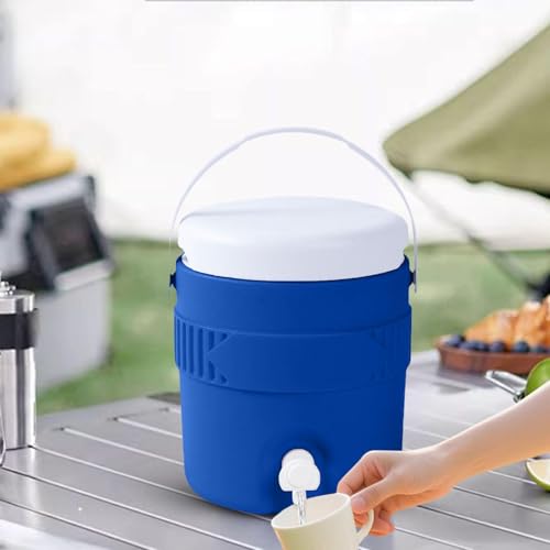 3.8L Gallon Insulated Beverage Dispenser, Portable Sports Cooler Water Jug Dispenser with Handle & Easy Pour Spiot, Insula...