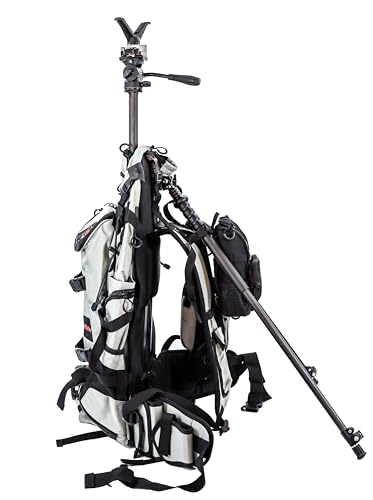 hunting backpack with tripod, Bipod, Binocular case, Trekking poles and meat shelf. Designed by Hunters for Hunters in the...