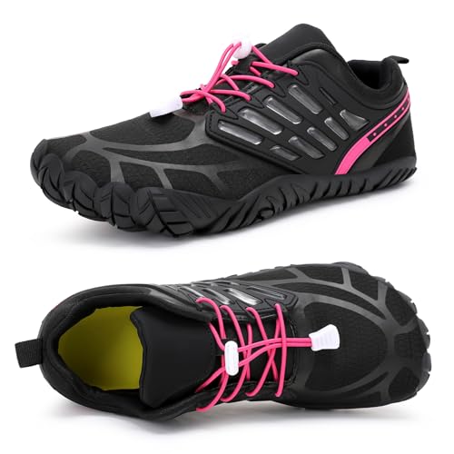 MeXYZ Hike Barefoot Shoes Women Wide Toe Box Zero Drop Minimalist Shoes for Workout Cross-Trainer Walking Hiking Water Gro...