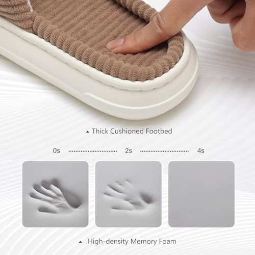 NineCiFun Unisex Summer House Slippers Indoor and Outdoor Slip-On Home Bedroom Shoes for Women and Men