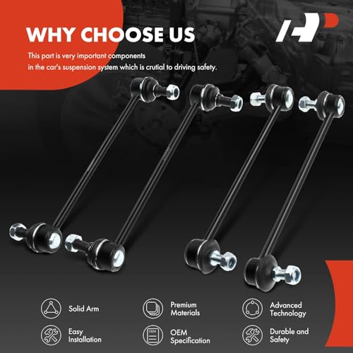 A-Premium 4Pcs Suspension Kit Front and Rear Sway Bar Links Stabilizer Bar Links Kit, Compatible with Toyota & Lexus- 200...
