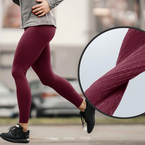 RONLIMO Leggings for Women, Upgraded High Waist Capri Yoga Leggings Workout Running Tummy with Pockets for Women