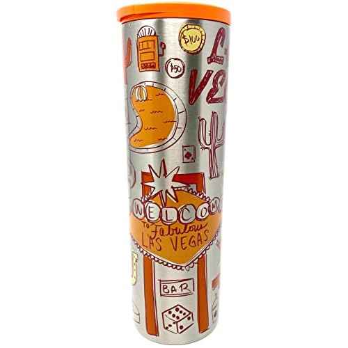 Starbucks Las Vegas Vacuum Insulated Stainless Steel Traveler Coffee Tumbler, 16 Oz