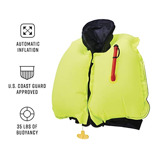BLUESTORM Stratus 35 Inflatable Life Jacket PFD for Adults | US Coast Guard (USCG) Approved Automatic Self Inflating Life ...