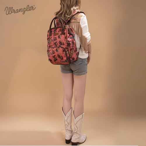 Montana West Wrangler Backpack for Women Western Casual Daypack for College Travel Work