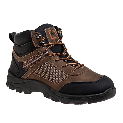Avalanche Men's Hiking Outdoor Shoes Non-Slip Rubber Sole Work Boots for Adult Size 8.5-13