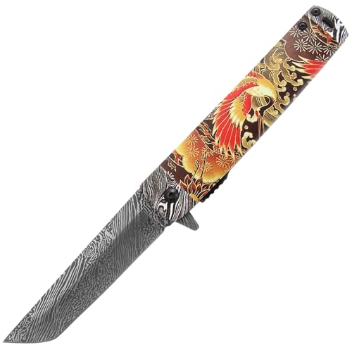 Snake Eye Tactical Every Day Carry Outdoor Survival Pocket Knife (Gold)