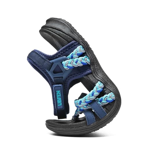 UBFEN Womens Hiking Comfort Sport Sandals Beach Vacation Camping Casual Sport Sandals with Adjustable Straps and Arch Support