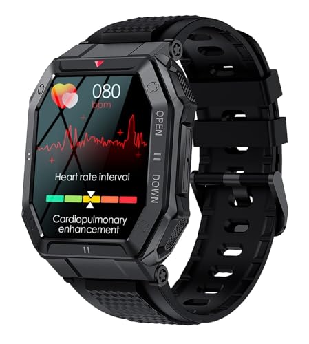 Smart Watch for Unihertz Tank 3 Pro Military Smart Watch for Men (Answer/Make Call), 1.85in HD Tactical Sports Rugged Smar...