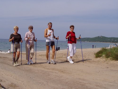 REAL Nordic Walking Carbon Poles w/Cork Grips. 1-piece poles-32 sizes. Safer, Lighter, Stronger, More Durable Than Cheap F...