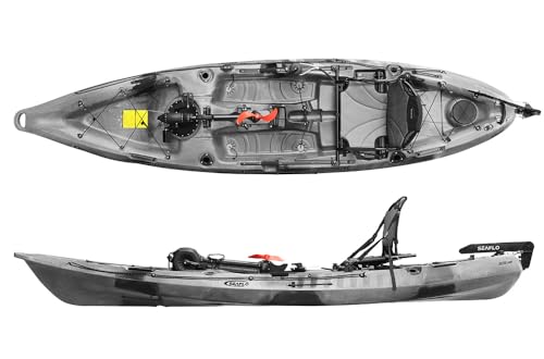 SEAFLO Fishing Kayak | Size 12’3” | Size 10'8.5" | Size 10'5"