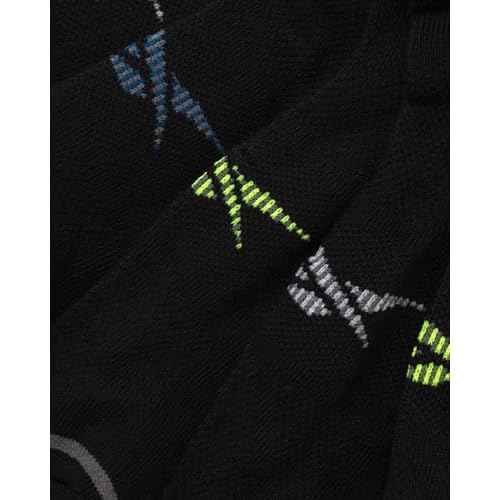Reebok Mens Quarter Socks - 12 Pack Performance Stretch Moisture Wicking Athletic Running Ankle Socks for Men