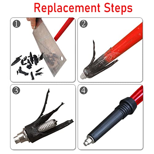 Trekking Pole Tips Set - Walking Sticks Replacement Tip Protectors - Snow & Mud Baskets
