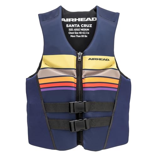Airhead Santa Cruz Life Vest Multiple Sizes - Swim Vests for Adults, Children & Youth - Kwik Dry Neolite Fabric - USCG App...