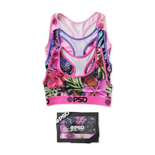 PSD Underwear Womens Sports Bra - Western Print, Medium Support Sports Bras for Women, Womens Racerback Sports Bras