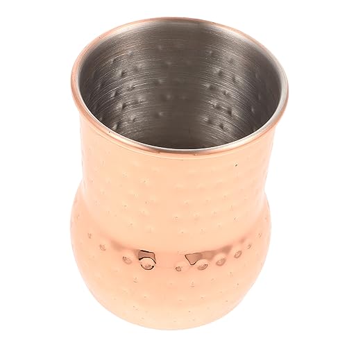 Cabilock Stainless Steel Cocktail Cup Retro Drinkware for Beer Unique Design for Bar Supplies and Parties Portable Water M...
