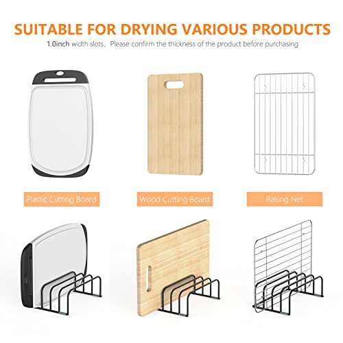 KORRTFID Cutting Board Storage Rack, Compact Cutting Board Organizer, Chopping Board Storage Stand Rack, Bakeware & Cookie...