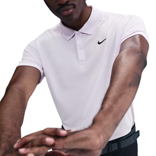 Nike Dri-FIT Victory Men's Golf Polo (Barely Grape/Black) Size X-Large