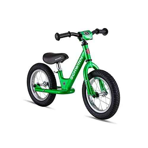Schwinn Balance Bike, 12 Inch Bike for Kids Ages 2-4, Durable Steel Frame, Padded Seat, Cushioned Grips, Adjustable Seat Grows with Your Child, No Training Wheels Needed, Training Bicycle for Kids