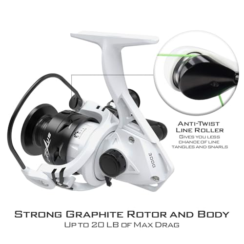 KastKing Crixus Fishing Rod and Reel Combo, High Performance Spinning & Baitcaster Combo, IM6 Graphite 2Pc Blanks, Zirconi...