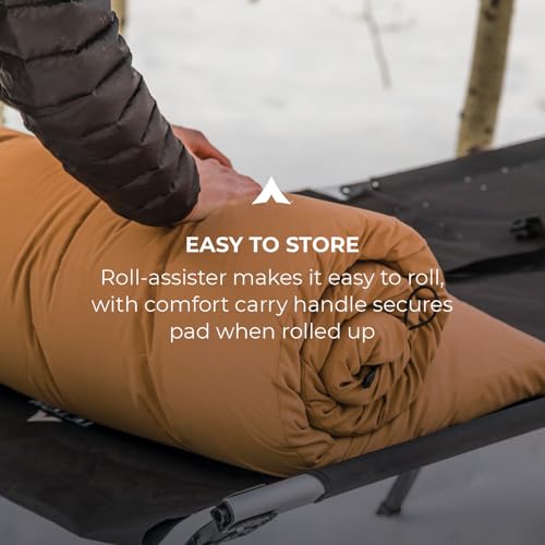 Teton Outfitter Canvas Camping Pad, Comfort Infused Sleeping Pad, Glamping Level Comfort with a Cloud Like Mattress, Perfe...
