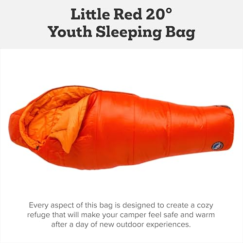 Big Agnes Kids & Youth Sleeping Bag – Ultralight Cold Weather Backpacking & Camping, Kids, Juniors, Teens, 20 Degrees