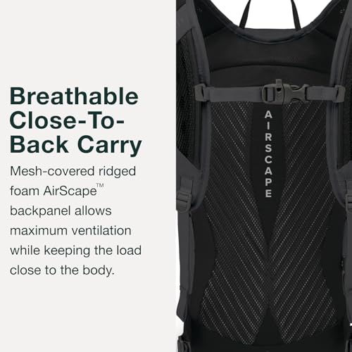 Osprey Sportlite 15L Lightweight Hiking Backpack for Men and Women, Alkaline/Hotspot Pink