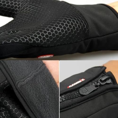 Winter Waterproof Ski Snow Warm Gloves, Windproof Thermal with Touchscreen Fingers, for Running Outdoor Sports Daily Work