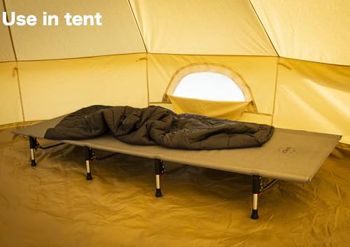 iClimb 1 Hooded 3M Thinsulate Insulation Warm Blanket and 1 Super Easy Assemble Cot, Ultralight Compact for Adults Outdoor...