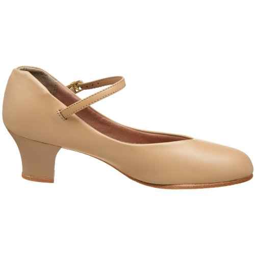 Capezio womens Jr. Footlight Character dance shoes, Caramel, 7.5 US