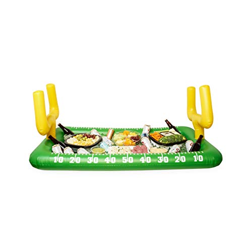 TrueZoo Football Field Inflatable Cooler for Parties, Drink Cooler, Party Supplies, Pool Party Decorations, 52"x 28", Set ...