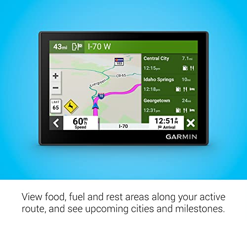 Garmin Drive™ 53 GPS Navigator, High-Resolution Touchscreen, Simple On-Screen Menus and Easy-to-See Maps, Driver Alerts (R...