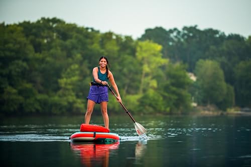 Pelican LoungeBoard Inflatable SUP - Recreational Stand Up Paddle Board - Yoga and Adventure Ready - Bag & Paddle Included...