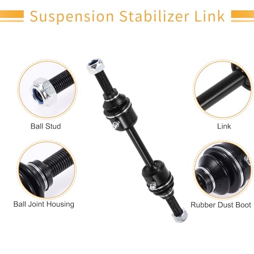X AUTOHAUX 1 Set Front Sway Bar Links Stabilizer Link Kit with Bushing for Ford F-150 2009-2014 Suspension Kit No.K750362/...