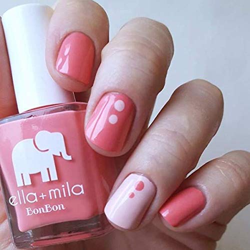 ella+mila Nail Polish, BonBon Collection - Sweet Tooth - Long-Lasting & Chip Resistant Formula (0.45 fl oz each)
