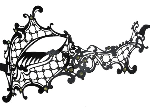 Coddsmz Laser Cut Metal Women's Masquerade Mask Venetian Party Mardi Gras Halloween Mask