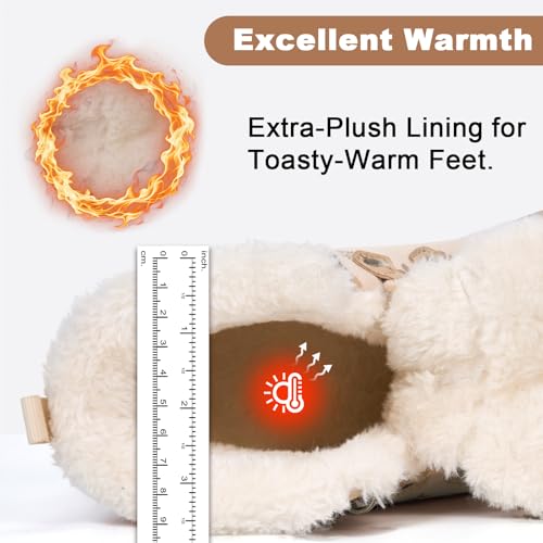 Hi-Y2Kgirls Winter Footwear Barefoot Shoes Women Men Zero Drop Barefoot Hiking Boots Slip On Warm Waterproof Snow Boot Min...
