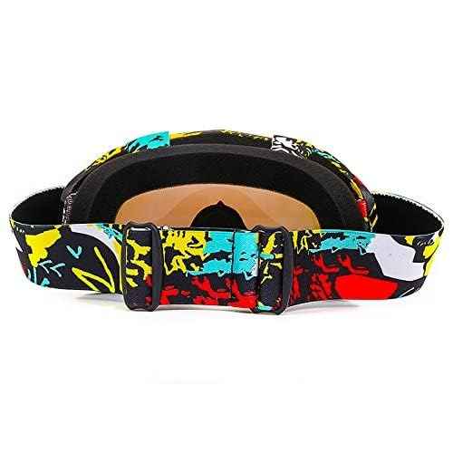 Zsling OTG Ski Snow Goggles, UV Protection Anti Fog Snowboard Goggles for Men Women Youth