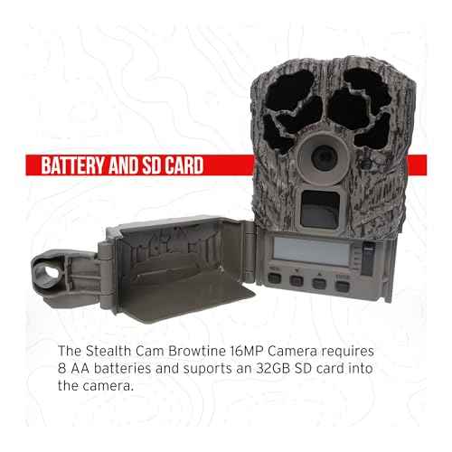 Stealth Cam Browtine 16MP, Durable, 60 Feet Infrared Detection Range, and Burst Mode Trail Camera (2-Pack) Bundle with USB 2.0 Card Reader, and Two 32GB Ultra SDHC UHS-I Memory Card (5 Items)