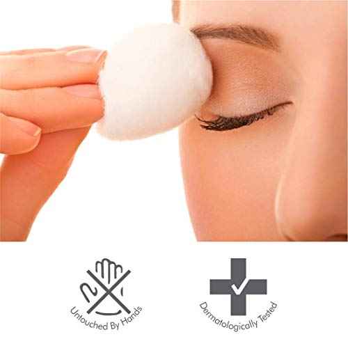 Twisha Soft Premium Cotton Balls (100 Count), 100% Pure Cotton, Large Cotton Balls for Face and Nail Polish Remover